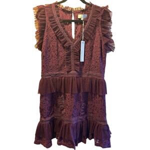 NWT Adelyn Rae Devon Lace Mini Dress - XL